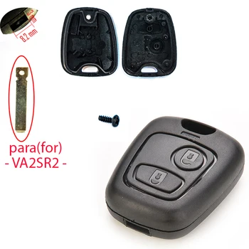 

Casing key remote for PEUGEOT 107 207 307 407 406 306 PARTNER key shell with 2 buttons