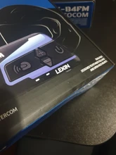 2 uds Lexin B4FM de 4-vias  Bluetooth intercomunicador para casco de motocicleta auriculares manos libres inalámbrico cascos intercomunicadores moto música con FM radio y DSP tecnologia de cancelación de ruido