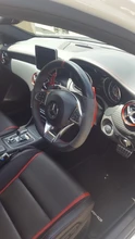 Paleta de extensión de cambios para volante de coche Mercedes Benz, etiqueta de goma DSG para modelos AMG, A45, C63, CLA45 y para GLA, CLS, GLS, W205 y W213
