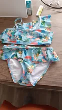 Tankini Infantil para niñas, traje de baño a rayas de dos piezas, novedad de 2021, 1075