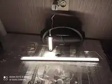 Luces LED para debajo de armarios, lámpara con Sensor de movimiento, 30 40 50cm, para dormitorio, cocina y hogar