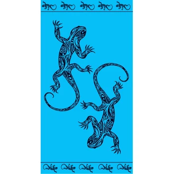 

Towel beach MOD. EGP418-3 salamander blue/summer/shower/swimming pool/animals