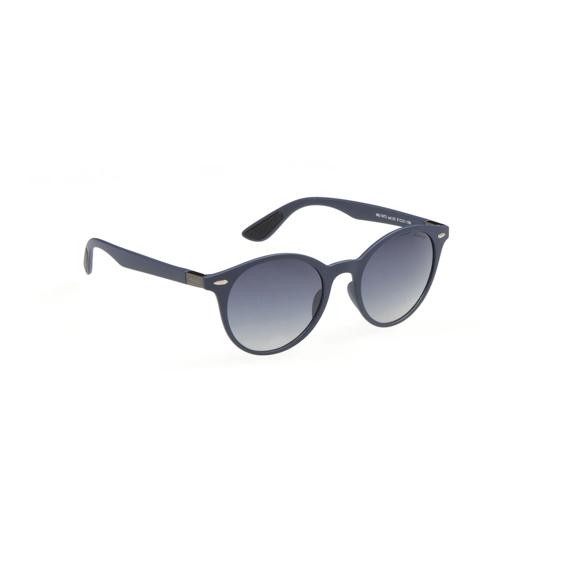 

Men's sunglasses mu 1973 03 bone navy blue organic round round 51-21-150 mustang