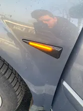 Car Side Marker Turn Signal Indicator LED Dynamic Lights For Renault Megane MK2 CC Espace