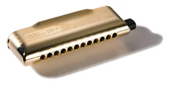 

M754502 cx12 gold harmonica chromatic C-major Hohner