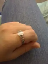 Anillo de Saga Bella Opals de crepuscular, chapado en plata, moda, novedad, película clásica Simple, joyería para mujer, venta al por mayor