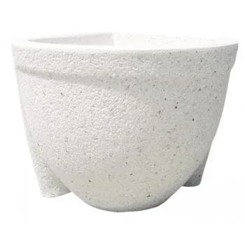 

Planter concrete-stone Corner 50x37cm. White