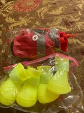 Zapatos antideslizantes para mascota de perro de lluvia, botas de goma impermeables para chihuahua, calzado para exteriores, calcetines para perro