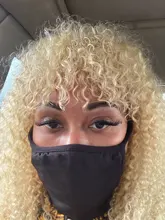 Extensiones de cabello humano 613 Pelo Rizado 10-32 pulgadas, tejido de pelo brasileño mechones Rubio de doble trama extensión de cabello humano Remy