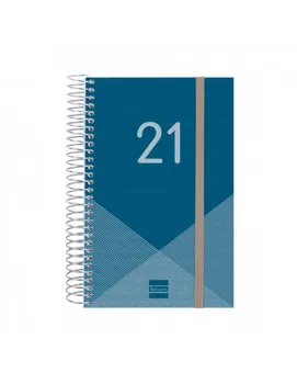 

Annual spiral AGENDA YEAR E5 1DP 2021 blue +