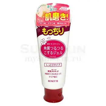 

Moisturizing gel-peeling for removal of old irrigation skin rosette Gommage moi strike keratin gel moist