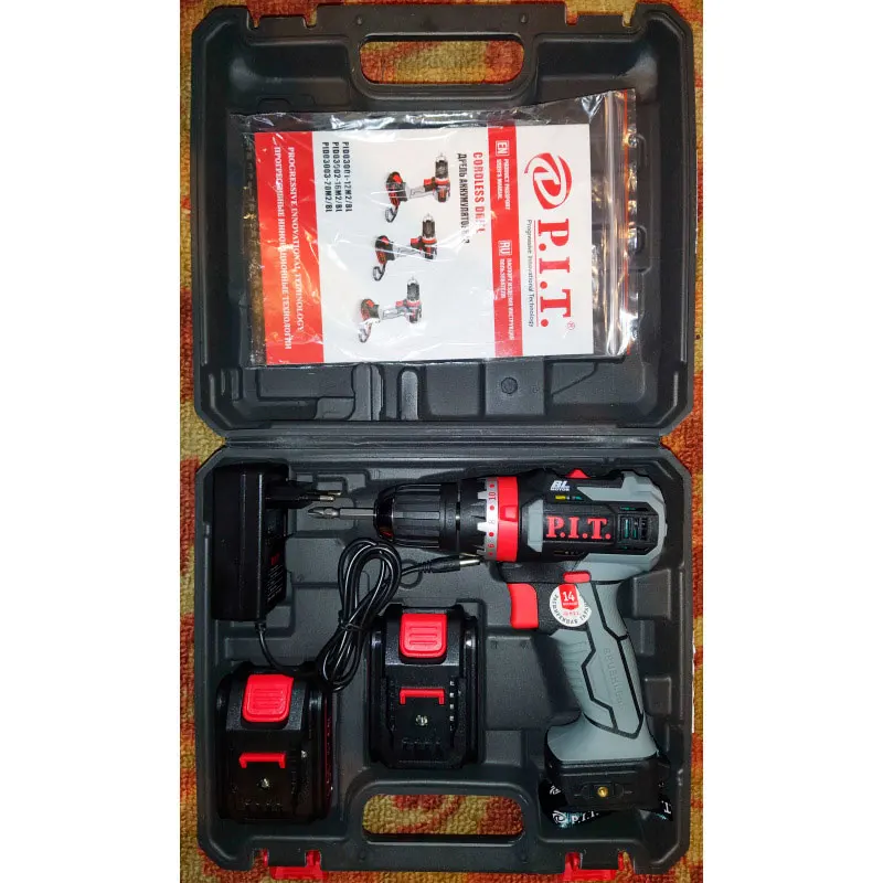 Destornillador sin escobillas, pid03001-12m2/BL pit - AliExpress  Herramientas