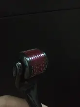 Micro aguja 540 rodillo de Micro-agujas Dermaroller de pelo de titanio crecimiento de la barba tratamiento antipérdida de cabello adelgazamiento retroceso