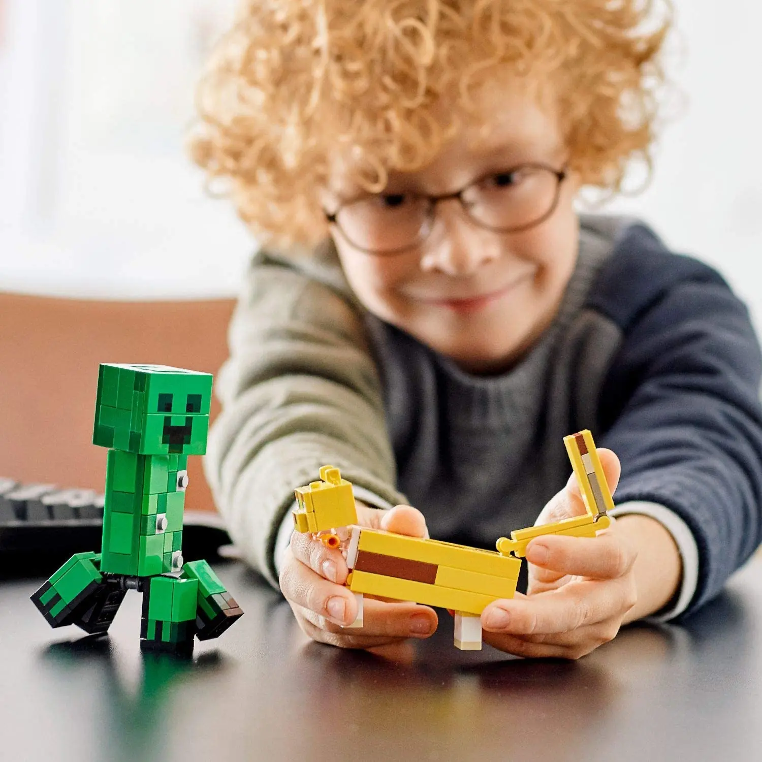 LEGO®Minecraft™BigFig Creeper™And The Ocelot 184 piece adventure leisure hobby gift realistic toy lego osela bigfig creeper LEGO®Minecraft™BigFig Creeper™And The Ocelot 184 piece adventure leisure hobby gift realistic toy lego osela bigfig creeper