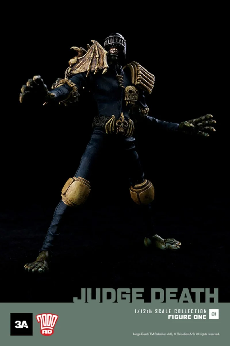 ThreeA 2000 AD судье смерти 1:12 Масштаб экшн фигура