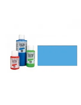 

BLUE COLORED PAINT EASTERN MODEL TEXTILE COLOR POT 60 ML BRAND VALLEJO