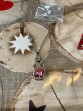 Colgante de vasija de cristal, 1 uds., juguete de maquillaje, corona de princesa, juguetes de belleza para niñas, fiesta, juegos de maquillaje para niños, accesorios de joyería