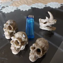 Ornament Terrarium-Decoration Simulation-Statue Skull Aquarium Fish-Tank Reptile Cave