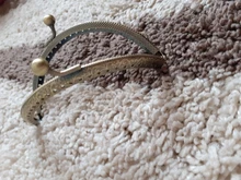 Vintage 8,5/10,5/12,5/15/20.5CM semicírculo Metal cuenta beso bronce coser marco bolsa cierre para monedero Hardware embrague bolsa Accesorios