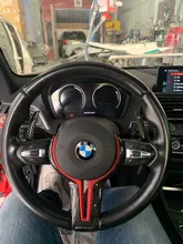 Interruptores de paleta de fibra de carbono para volante, para BMW F36 F21 F22 F32 F30 F02 F80 F11 F06 F20 F23 F10 F12 F26 F15 M3 M4 M5 M6