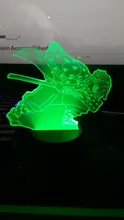 Led-Night-Light Bedroom Decor Zenitsu-Figure Gift Acrylic No-Yaiba-Lamp Demon Slayer