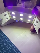 XZMUV-minisecador de uñas portátil, lámpara de manicura de 6 LED UV, Cable USB, para uso doméstico, 6W