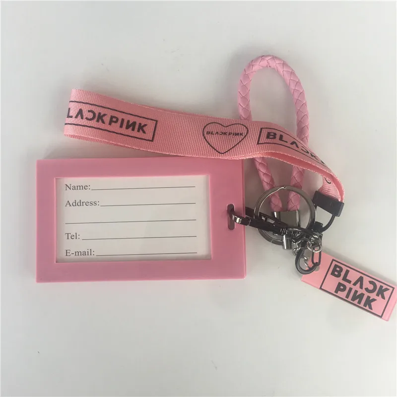 BLACKPINK JISOO Дженни Роза Лиза автобус брелок карта набор брелок-подвеска Lanyards KILL THIS LOVE YG352G