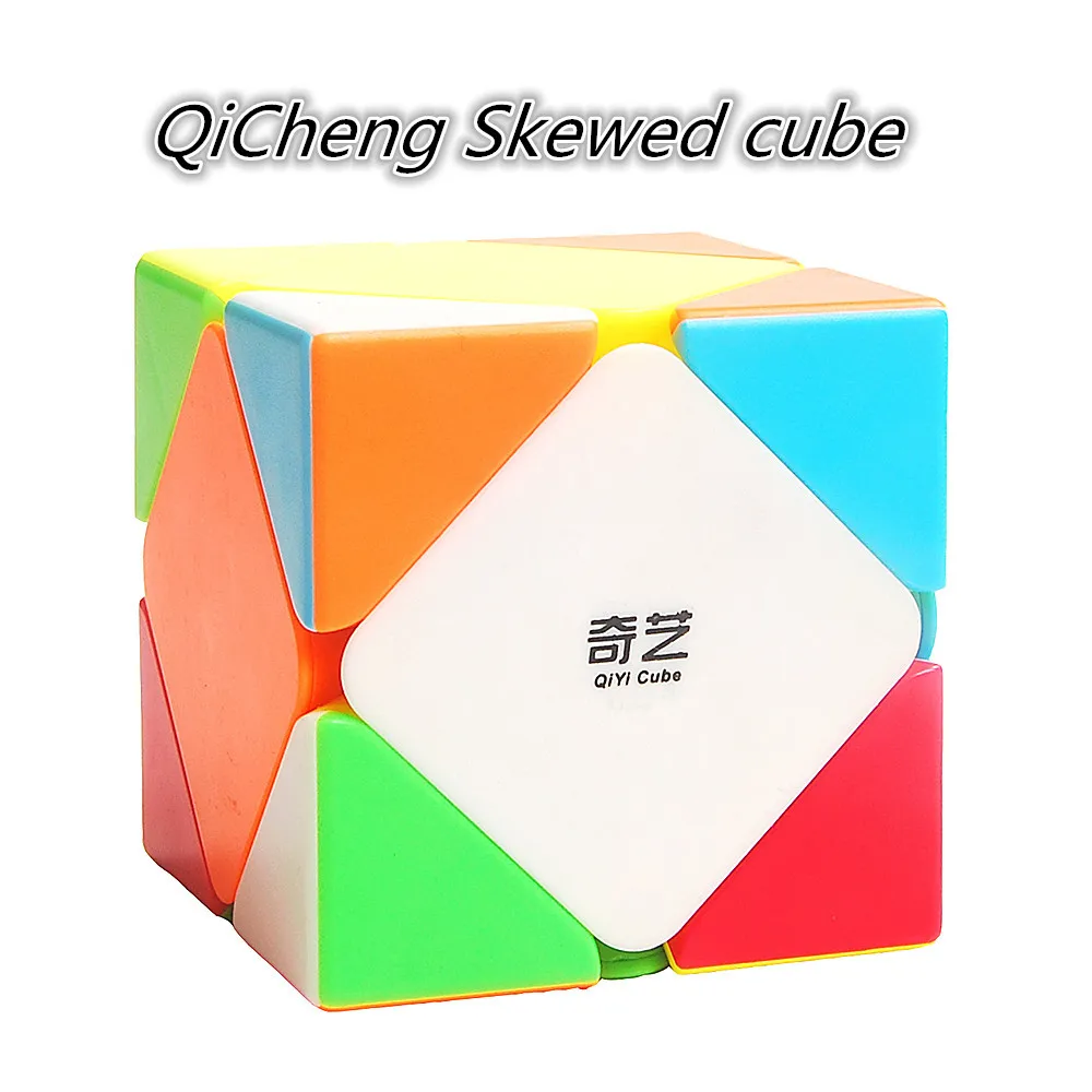Qiyi QiCheng 3x3 скорость позиционирования косый магический куб QICHENG Косынка
