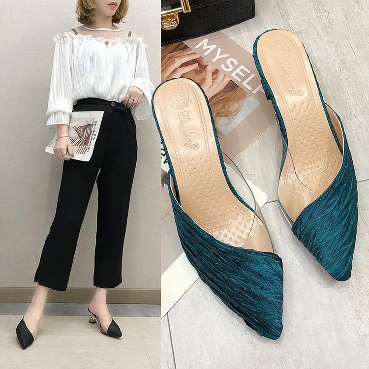 

2019 Winter Beautiful Design Women's Med Heel Fashion Shoes 3 Colors Size 35 to 40 SC9504-G