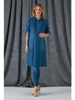 

8471-ÇİFT POCKET TENCEL EMZİRMELİ JEANS DRESS
