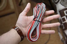 2/3/4/5pin Cable conector para LED de alambre eléctrico 22AWG 20AWG 18AWG de 5/10/20/50/100m Cable eléctrico para 3528 2835 RGB tira LED