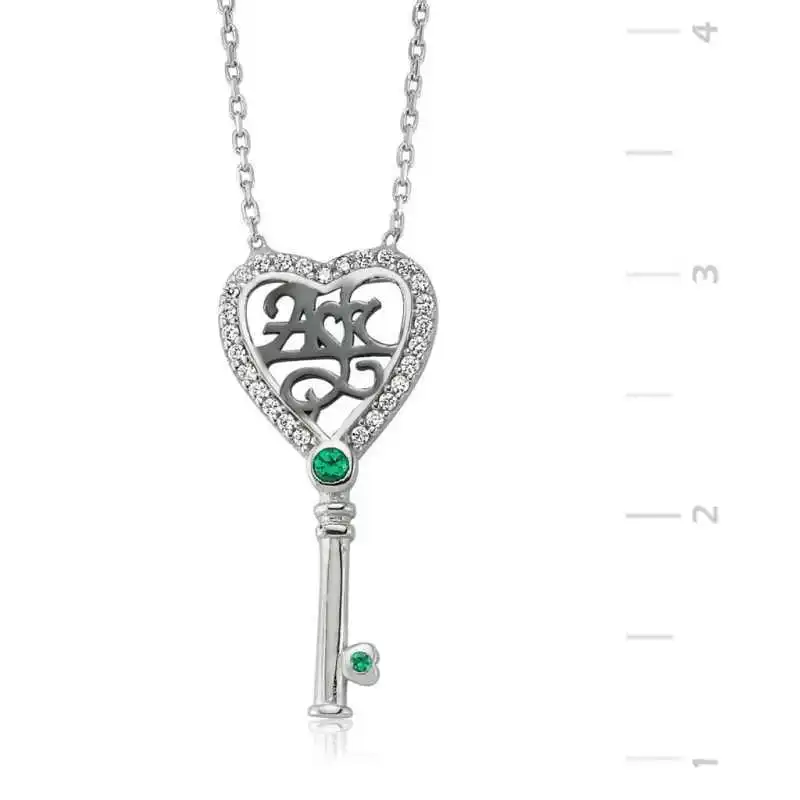 KUTAYDAN 925 пробы Серебряное женское ожерелье с надписью «Love»