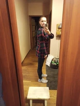 Plaid Shirt Tops Check Blouse Velvet Warm Long Winter Women's Blusas Female Full-Sleeve