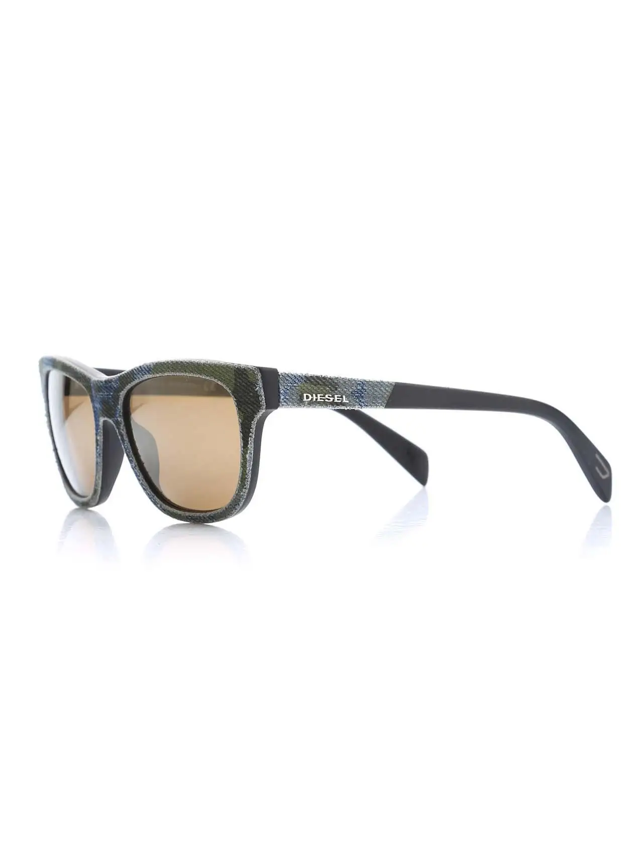 

Unisex sunglasses dl 0111 98g bone color organic square square 52-18-140 diesel