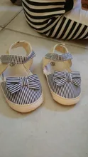 Zapatos de verano para niños recién nacidos, zapatos de cuna blandos, zapatillas antideslizantes con lazo a rayas, 0 a 18M, 2021