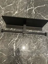 Toilet-Shelf Bathroom-Accessories Paint Double-Paper-Holder Aluminum-Material Phone-Rack