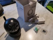 Cámara IP de seguridad para el hogar, dispositivo de vigilancia inteligente, 1080P, red de seguimiento HD en la nube, CCTV inalámbrico, WiFi, color negro