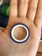 Conjunto de cintas Washi básicas, listones de colores sólidos arcoiris, autoadhesivos, para decoración y recortes, articulo de papelería para diario, 60 unidades por paquete