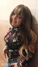 HENRY MARGU-peluca larga de cabello ombré ondulado para mujer, cabello sintético con flequillo, Natural, resistente al calor, para Cosplay diario