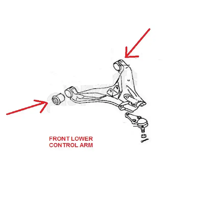 2 Pcs Front Lower Arm Buchse Mr Fur Mitsubishi L0 Triton Kb4t Kb9t Ka9t Kipphebel Teile Aliexpress