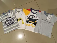 Camiseta para niños y niñas, camisetas de algodón con dibujos animados para niños y bebés camisetas camiseta poleras polera