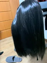 Pelucas de diadema largas y rectas para mujeres negras, pelo sintético resistente al calor, hecha a máquina, 20, 22, 24, 26, 28 y 30 pulgadas
