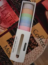 Kevin & sasa Crafts-juego de 8 rollos de cinta adhesiva de Color sólido, cinta adhesiva para Scrapbooking, papelería