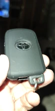 ZAD-Funda de goma de silicona para llave de coche, funda con 2 botones para Toyota Camry, RAV4, Avalon, auris