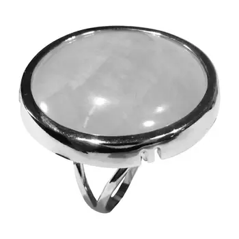 

Silver ring with carnelian