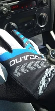 MTB bicicleta guantes de Ciclismo de dedo completo cálido antideslizante protector solar, Anti-skid bicicleta guante al aire libre de la motocicleta a prueba de golpes a prueba guantes