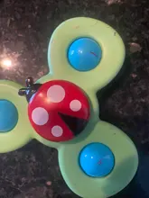 ¡De dibujos animados tonto Fidget giratorio ABS insecto Gyro infantil juguete para niños del dedo del regalos aliviar el estrés Fidget Spinner juegos Droship!