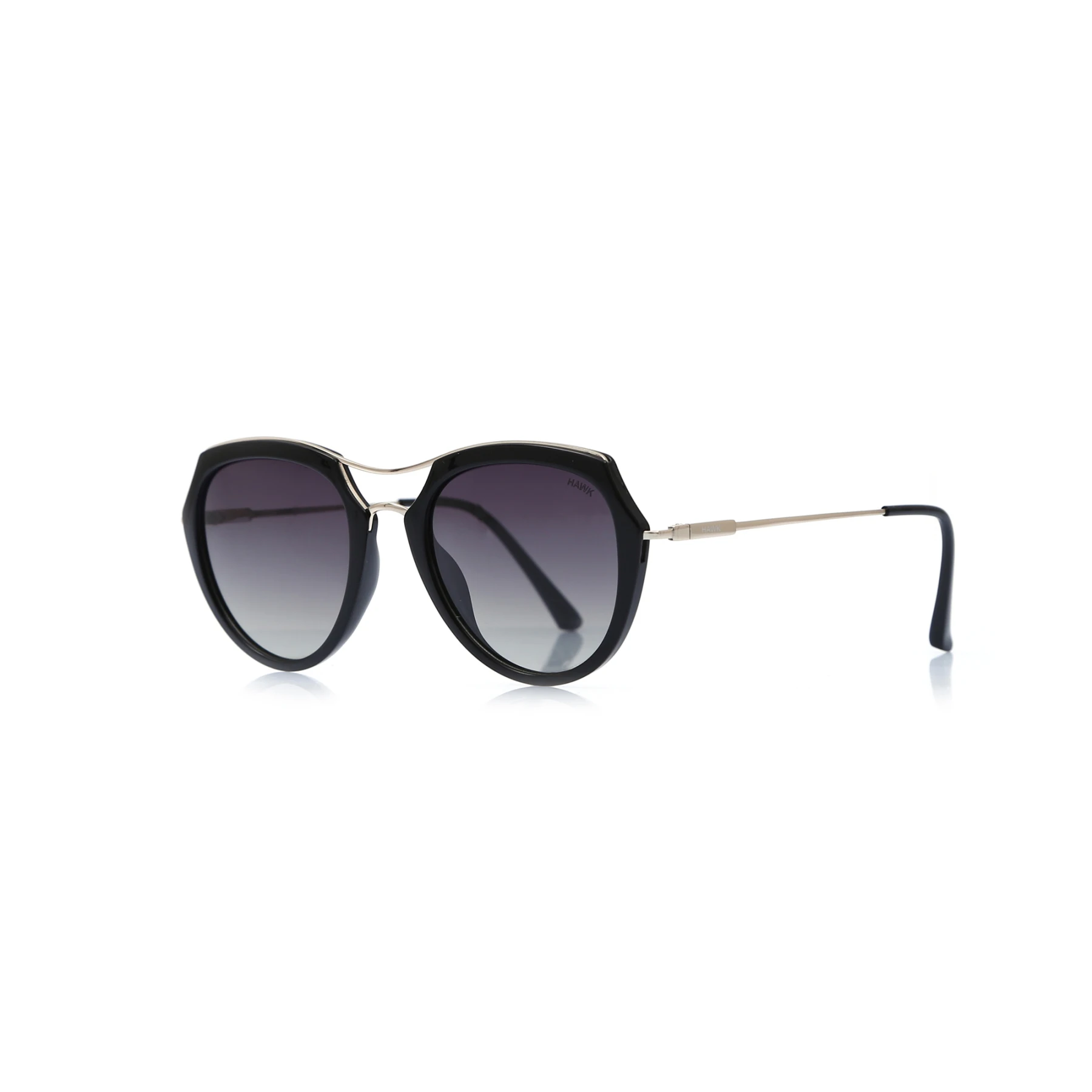 

Unisex sunglasses hw 1840 01 bone black organic drop pilot 54-22-140 hawk