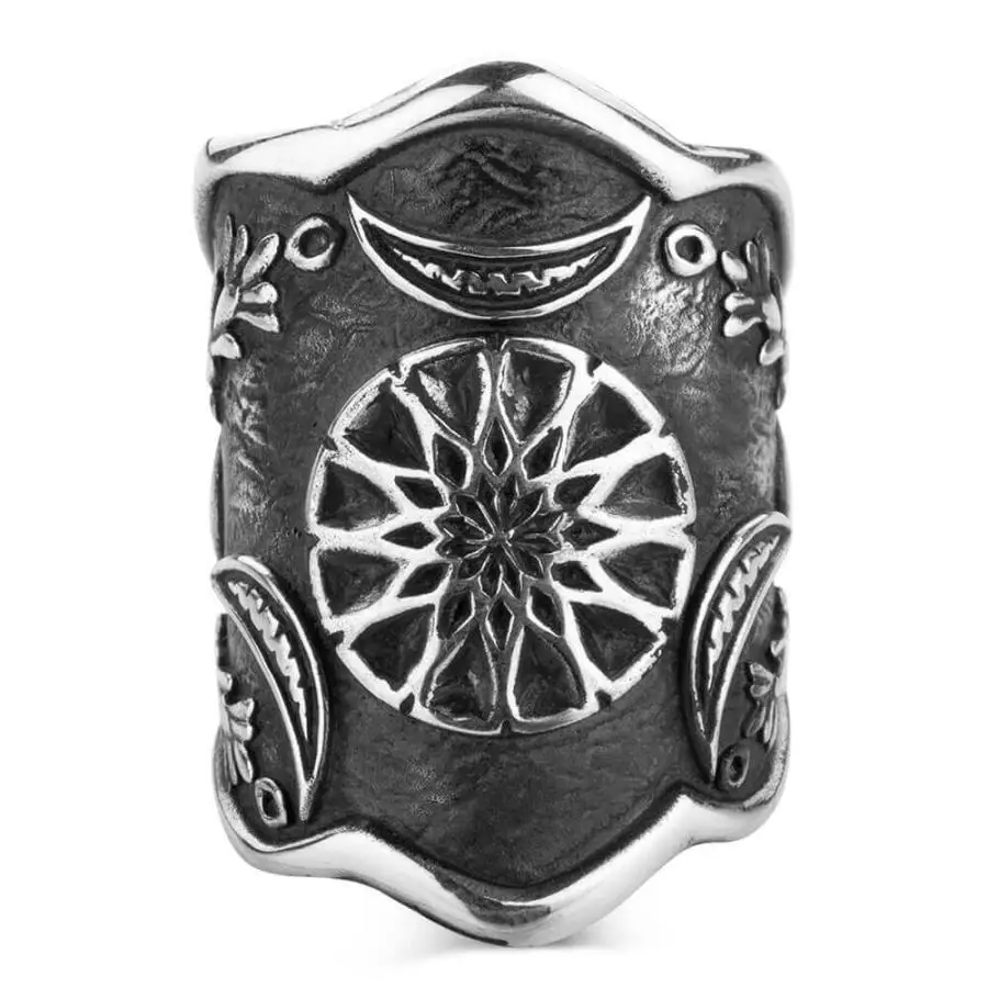 P2- dirilis-ertugrul-ring- eagle-ring-ottoman-ring-925-Sterling-Silver-Mens-Ring-Wedding-Men-Rings-Male-Jewelry-Rings-For-Men-Women-Rings-for-Women-Men-Jewelry-Retro-Flower-Men`s-Rings-Jewelry