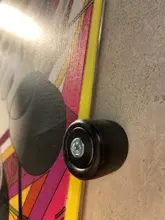 Colgador de monopatín para Snowboard, estante de montaje en pared para tabla de Snowboard desnuda, 4/PK